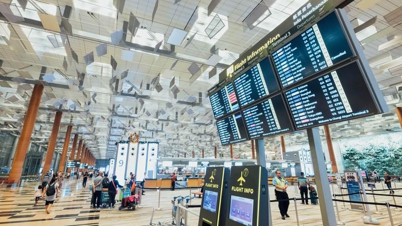 Flughafen, Check-in, Flüge, reisen