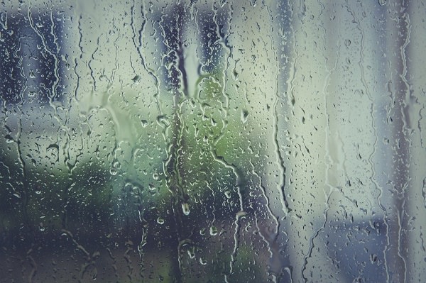 Regen, Regentropfen, Fenster, Fensterscheibe