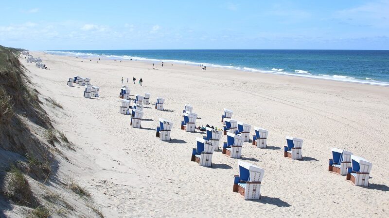 Strandkorb, Meer, Nordsee, Sylt