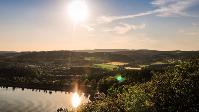 Stausee, Sauerland, Wald