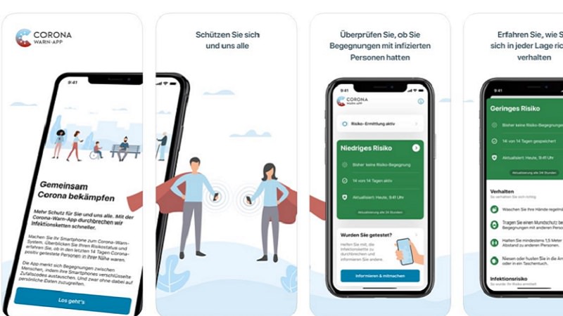 Corona-Warn-App, Corona-Tracing-App, Corona-App Deutschland, deutsche Corona-App