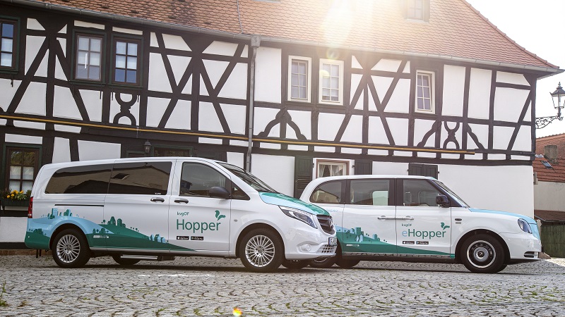 Hopper, Offenbach, On-Demand, Sammeltaxi