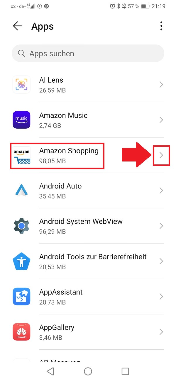 Hintergrund-Apps beenden, Hintergrund-Apps deaktivieren, Hintergrund-Aktivitäten beenden, Huawei P30 Lite, Android 