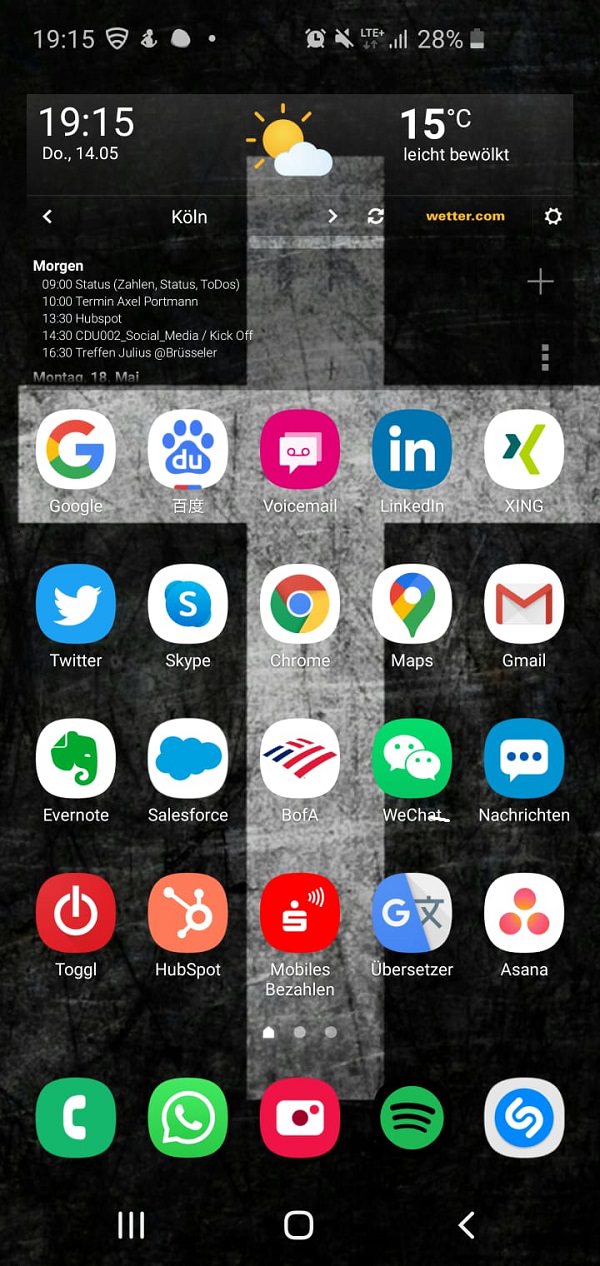 Homescreen, Android, Apps, Siamac Rahnavard, Echte Liebe