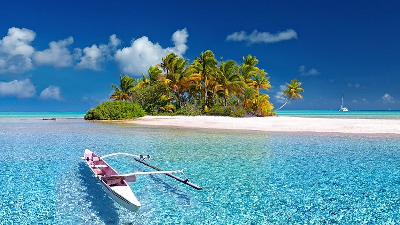 Polynesien, Urlaub, Insel, Sandstrand, Paradies, Weltreise, Karibik