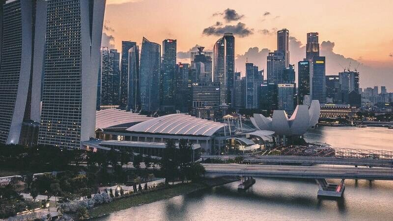 Singapur, Asien, Wolkenkratzer