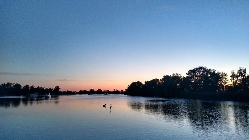 Brandenburg, Havel, Fluss, Sonnenuntergang, Deutschland