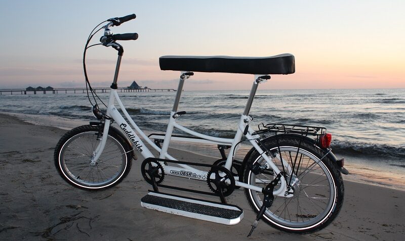 Fahrrad, Cuddlebike, Strand, Meer, Fahrrad