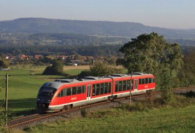 Zug, Landschaft, Gräfenberg-Bahn, Zug, Desiro