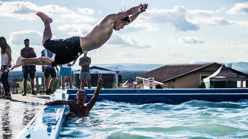 Pool, Party, Sommer, Feier, Männer