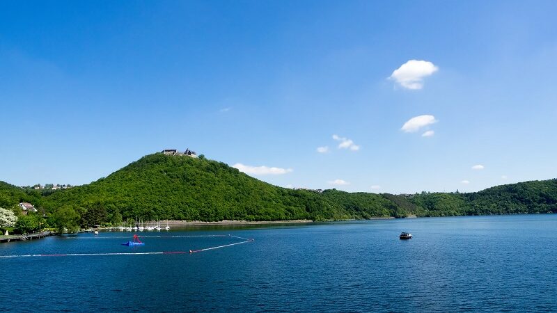 Edersee, Schloss Waldeck, Hessen, See, Stausee, Wasser