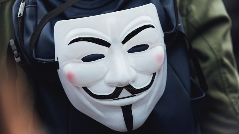 Guy Fawkes Mask, Guy Fawkes Maske, Gesichtserkennung