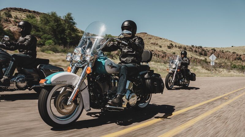 Harley Davidson Softail Classic, Motorrad, Lärm
