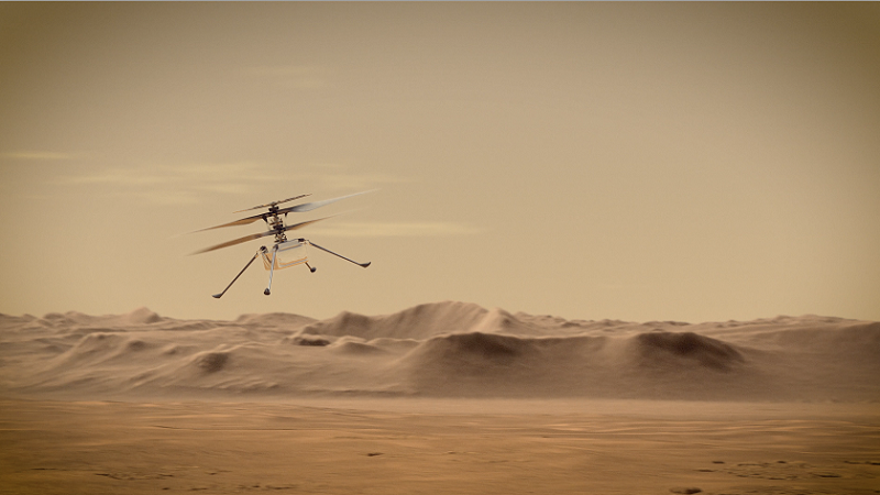 Ingenuity, Helikopter, Perseverence, Mars, Nasa, Raumfahrt