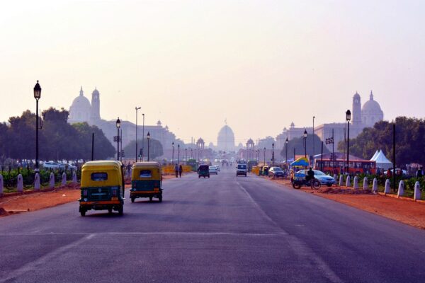 Neu-Delhi, Indien, Straße