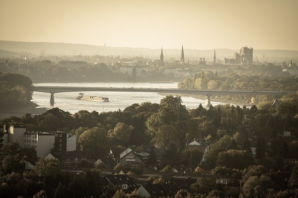 Bonn, Rhein, Fluss, Rheinbrücke