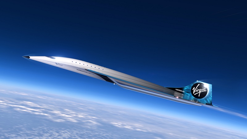 Virgin Galactic Überschallflugzeug, Flugzeug, Mach 3