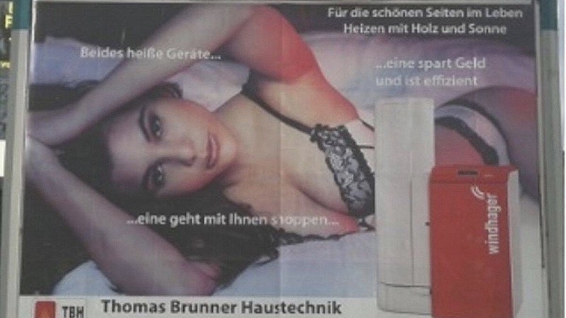 Werberat, Werbung, Plakat, Sexismus