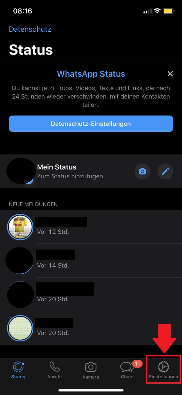 WhatsApp, WhatsApp-Passwort einrichten, WhatsApp mit Passwort schützen