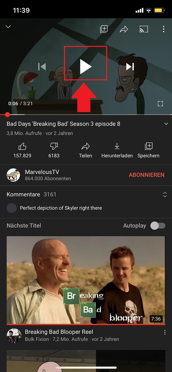 YouTube, YouTube-Wiedergabegeschwindigkeit, Wiedergabegeschwindigkeit Youtube anpassen