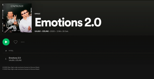 Emotions 2.0, CÉLINE, Ufo361
