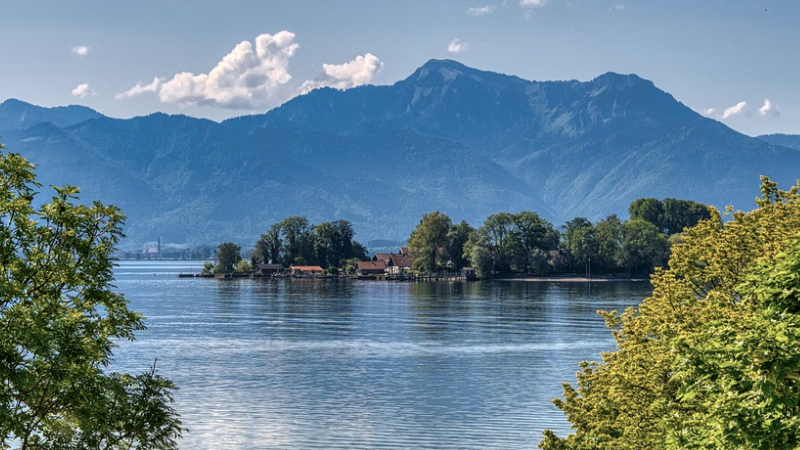 Chiemsee, Bayern, See, Badesee