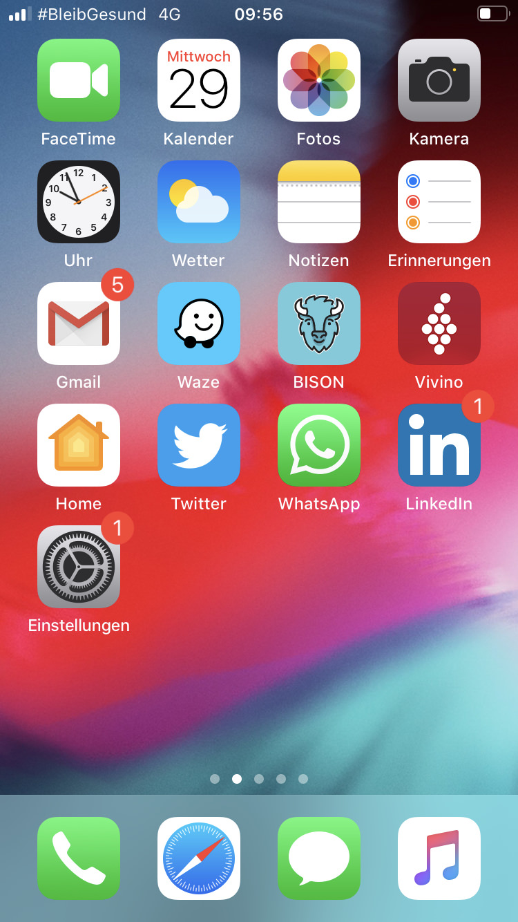 Homescreen, iPhone, Apple, Apps, Andreas Schwend, Diconium