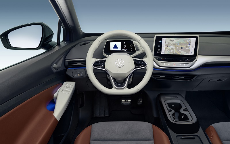 Volkswagen ID.4 Innenraum, VW, SUV, Elektroauto, Touchscreen