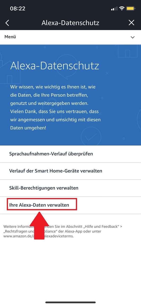 Alexa, Amazon Alexa, Alexa-Gespräche löschen, Alexa Gespräche automatisch löschen, Alexa Aufzeichnungen löschen, Alexa-Aufzeichnungen automatisch löschen