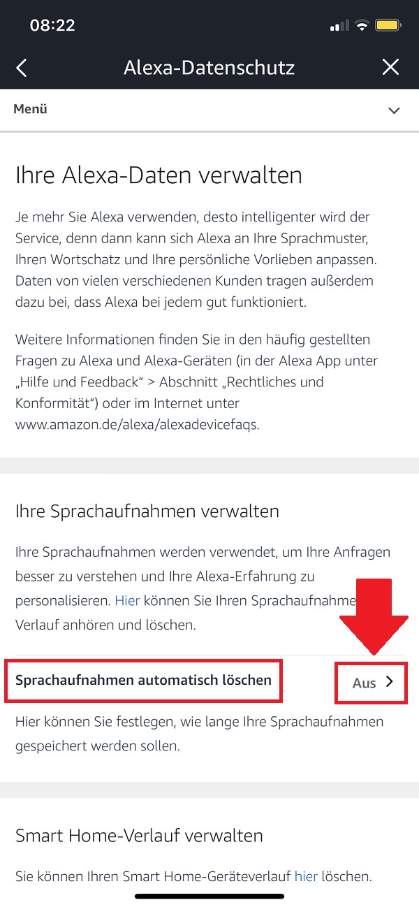 Alexa, Amazon Alexa, Alexa-Gespräche löschen, Alexa Gespräche automatisch löschen, Alexa Aufzeichnungen löschen, Alexa-Aufzeichnungen automatisch löschen