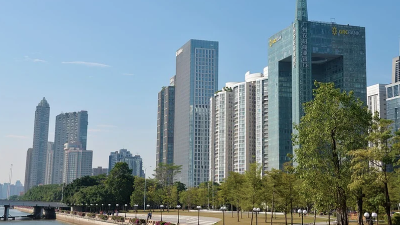 Guangzhou, China, Wolkenkratzer