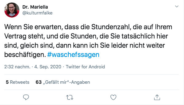 Twitter, Überstunden