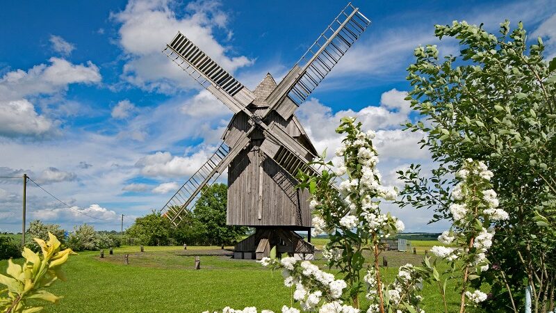 Bockwindmühle, Windrad, Krippendorf, Jena