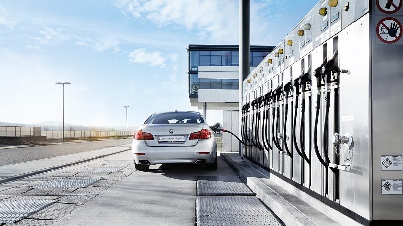 Synfuels, E-Fuels, Tankstelle, Auto, Bosch