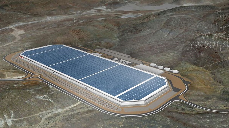 Tesla Gigafactory, Nevada, Fabrik, Solarzellen