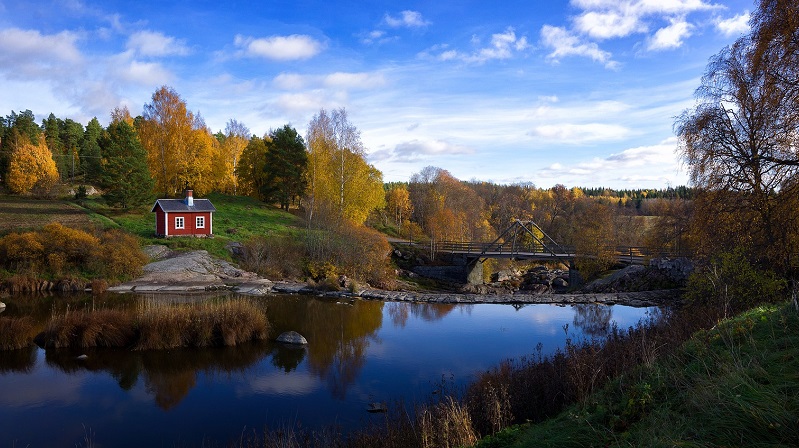 Finnland, Herbst, Skandinavien