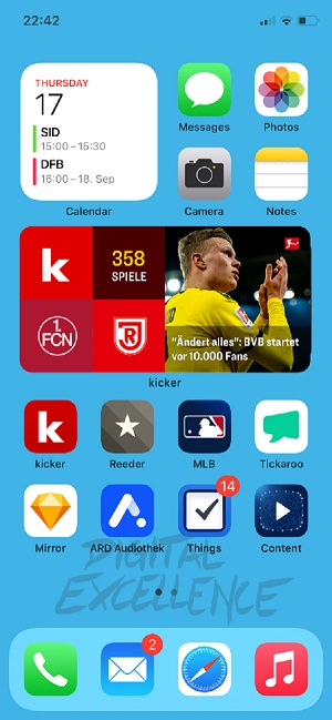 Homescreen, iPhone, Apple, Apps, Matthew Ulbrich, Tickaroo