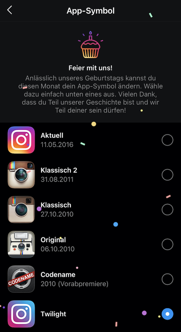 InstagramLogo ändern So änderst du die Farbe deiner App