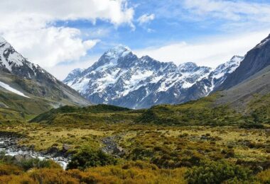 Neuseeland, Alpen, Gebirge, Berge, Tal, Natur