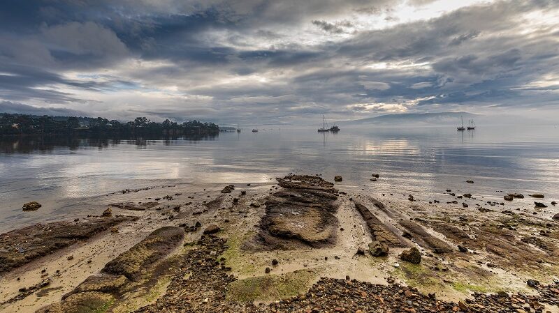 Strand, Meer, Tasmanien, Australien