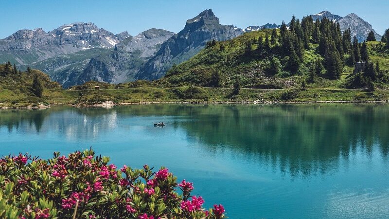 Trübsee, Titlis, Schweiz, Berge, Alpen