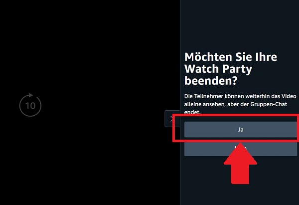 Amazon Watch Party, Prime Watch Party, Amazon Watch Party starten