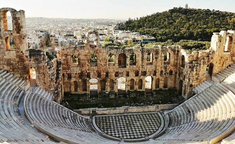 Athen, Römisches Theater, Griechenland, Ruinen