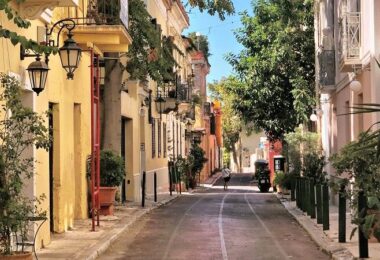 Plaka, Athen, Griechenland, Europa, Gasse