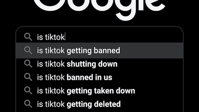 Tik Tok, Tik-Tok-Sperre, USA