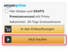 Buy Box Amazon, Jetzt kaufen, E-Commerce