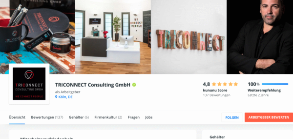 TRICONNECT Consulting GmbH, Kununu