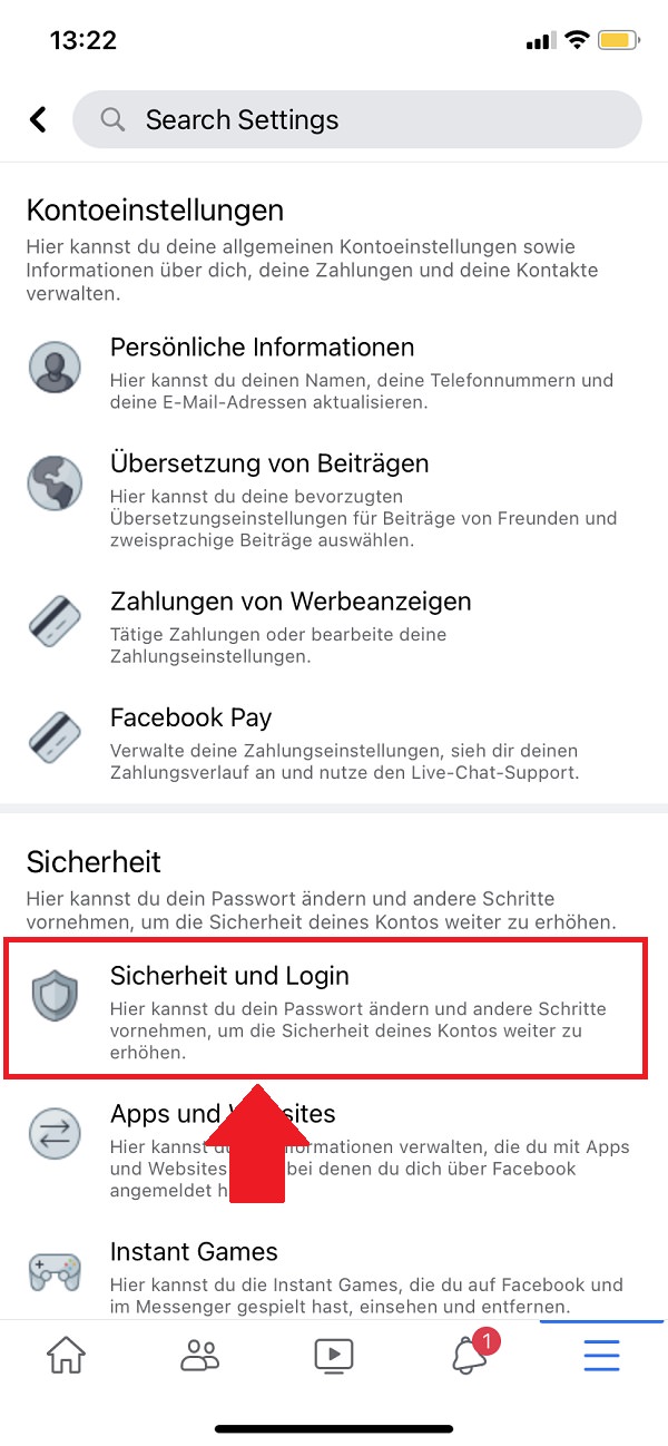 Facebook, Facebook auf allen Geräten abmelden, Facebook von allen Geräten abmelden