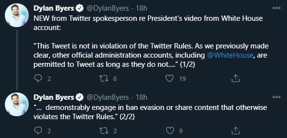 Twitter, Dylan Byers, NBC