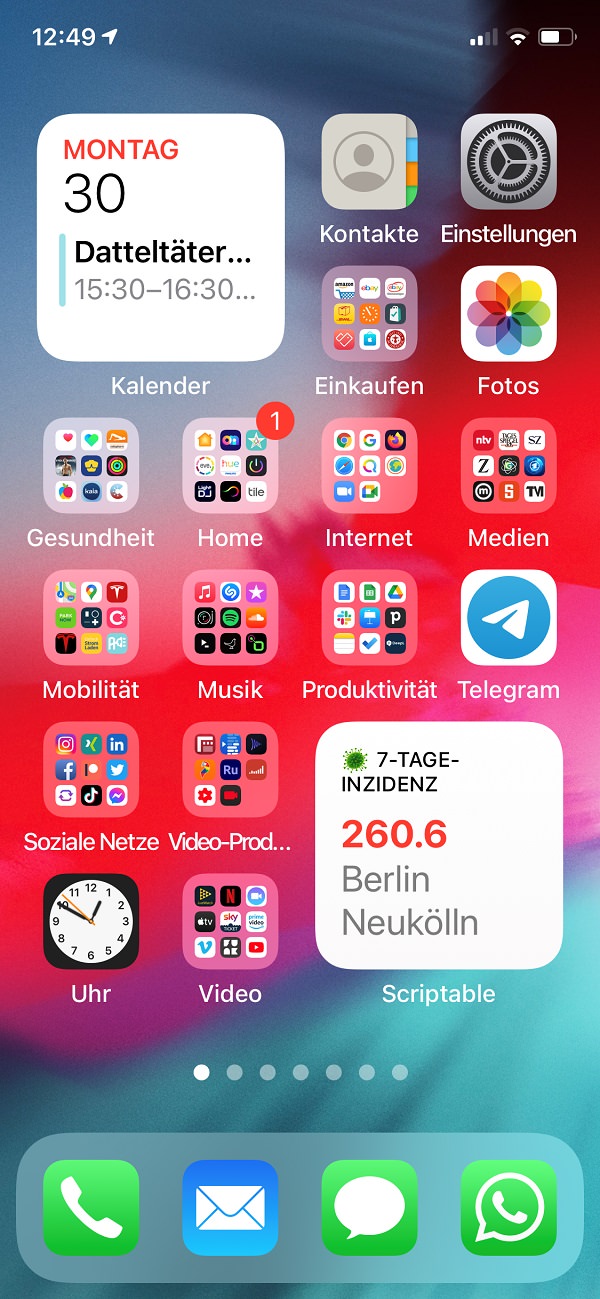 Homescreen, Apple, iPhone, Christoph Krachten, United Creators